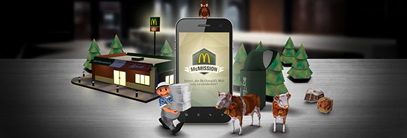 McDonald's will sein Image mit Augmented Reality bespielen