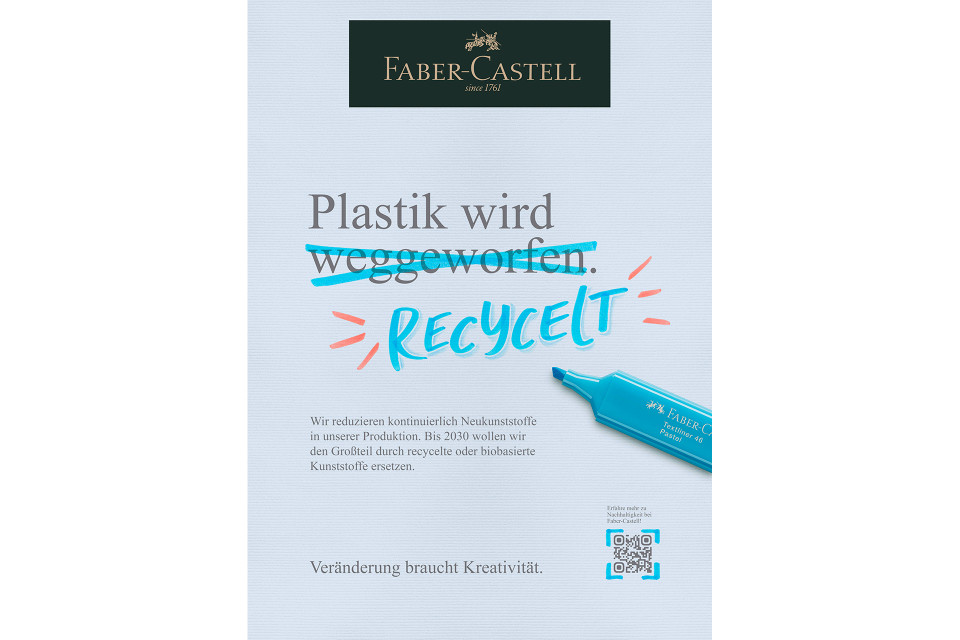 Faber-Castell thematisiert Nachhaltigkeit mit der Profilwerkstatt