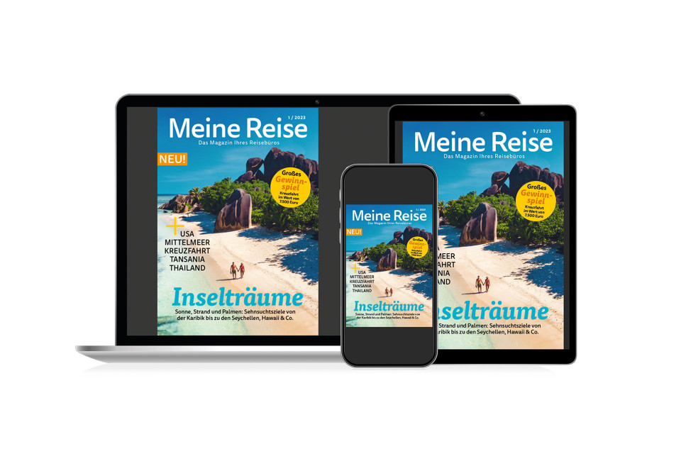"Meine Reise": Neues Magazin für Reisebüros