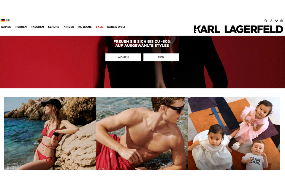 Modemarke Karl Lagerfeld textet und übersetzt mit KI